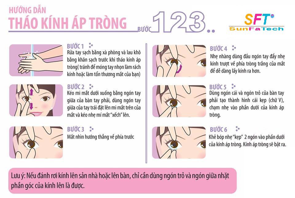 Huong dan cach thao kinh ap trong dung cach