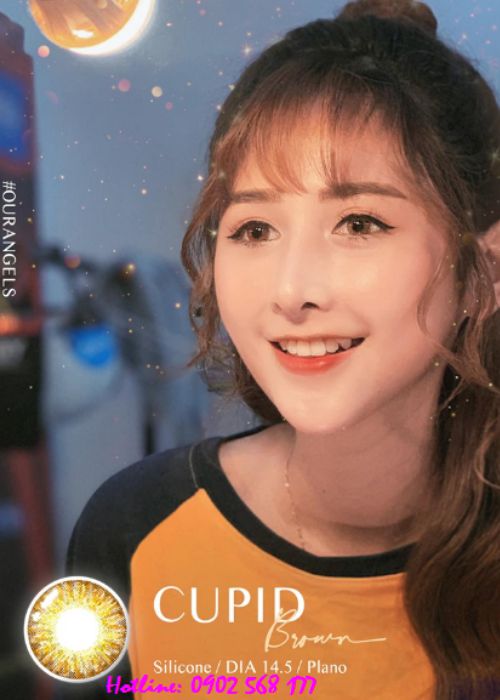 lens mat Cupid Brown mau nau