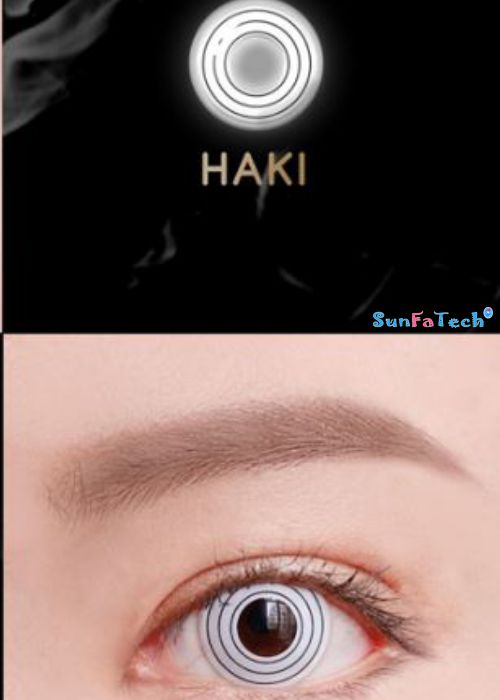 contact lens hoa trang haki