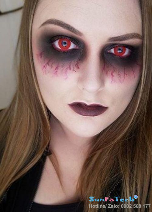lens cosplay blood eye