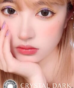 Contact lens crystal dark gray