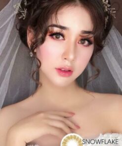 Snowflake brown lens