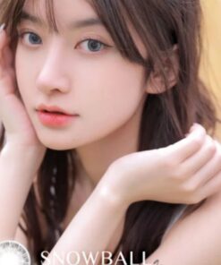 Kinh ap trong sillicon hydrogel Snowball Gray